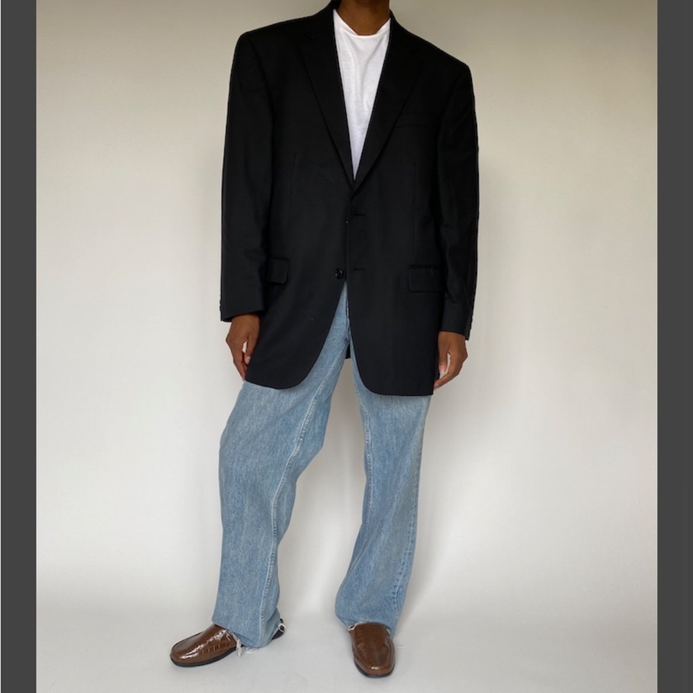 Vintage Oversized Black Blazer
